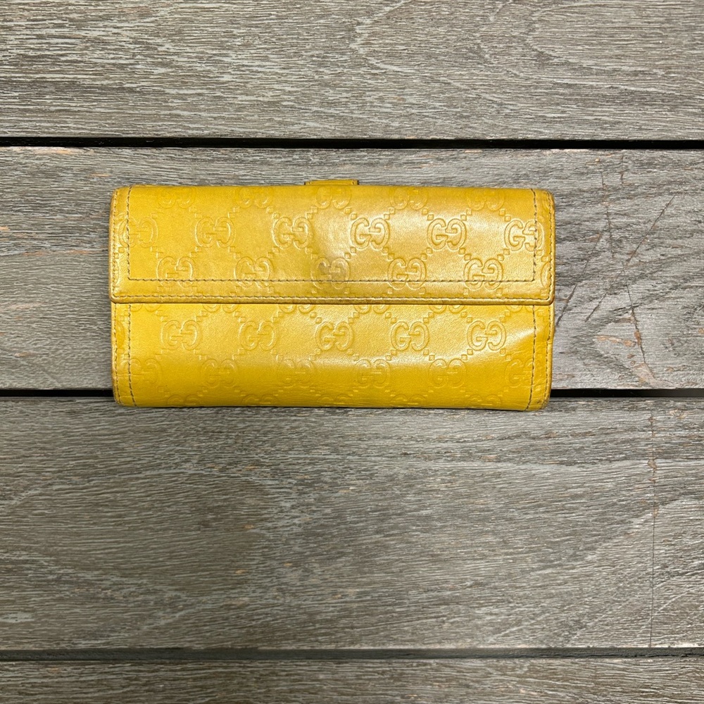 Gucci Yellow Wallet - Picture 2 of 10